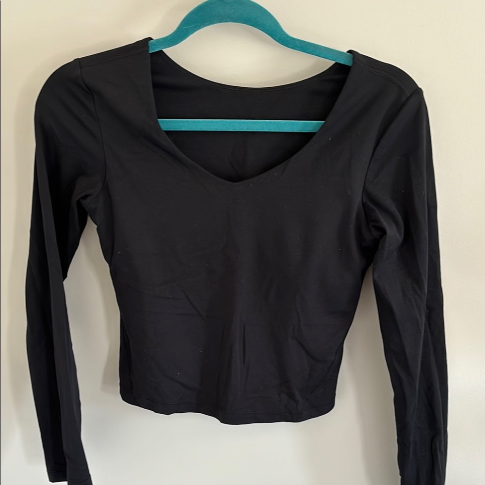 Classic Black Long Sleeve Top